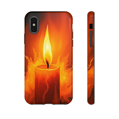 Red Candle Phone Case - Multicolor Phone Case - iPhone XS / Glossy