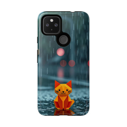 Origami 'Soggy Cat' Design Phone Case