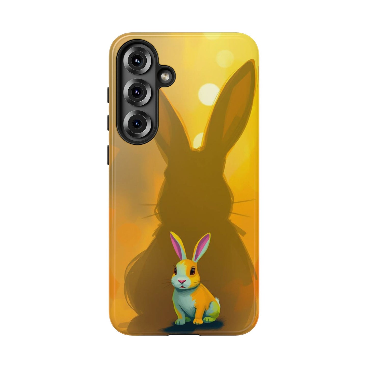 Samsung Galaxy S25 Plus / Glossy Phone Case - Shadow Rabbit Design Phone Case