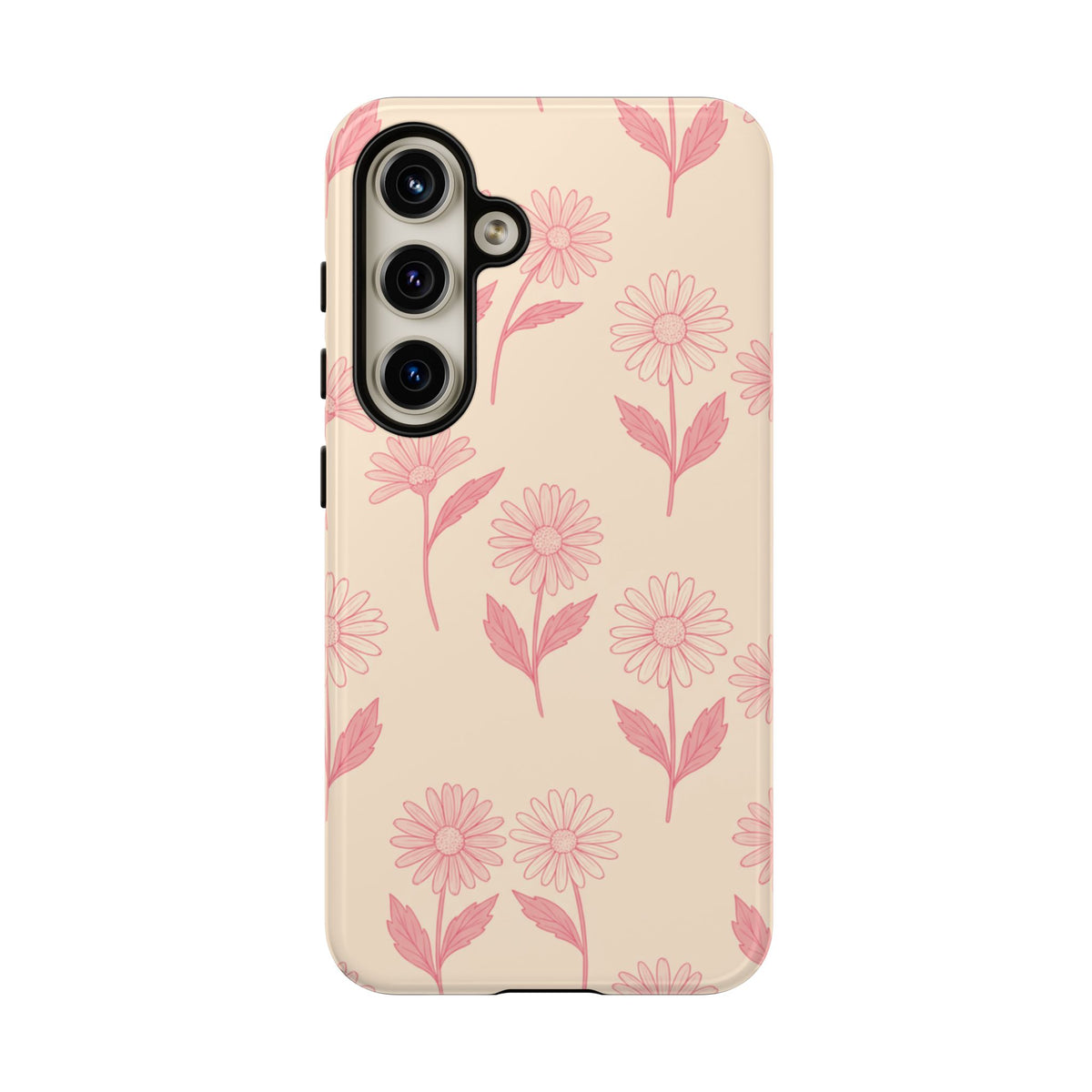 Pretty Pink Daisy Pattern Phone Case