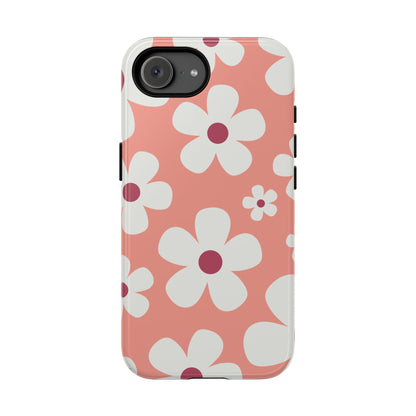 Cute Pink Daisy Pattern #2 Phone Case - Pink Phone Case - iPhone 17e / Glossy