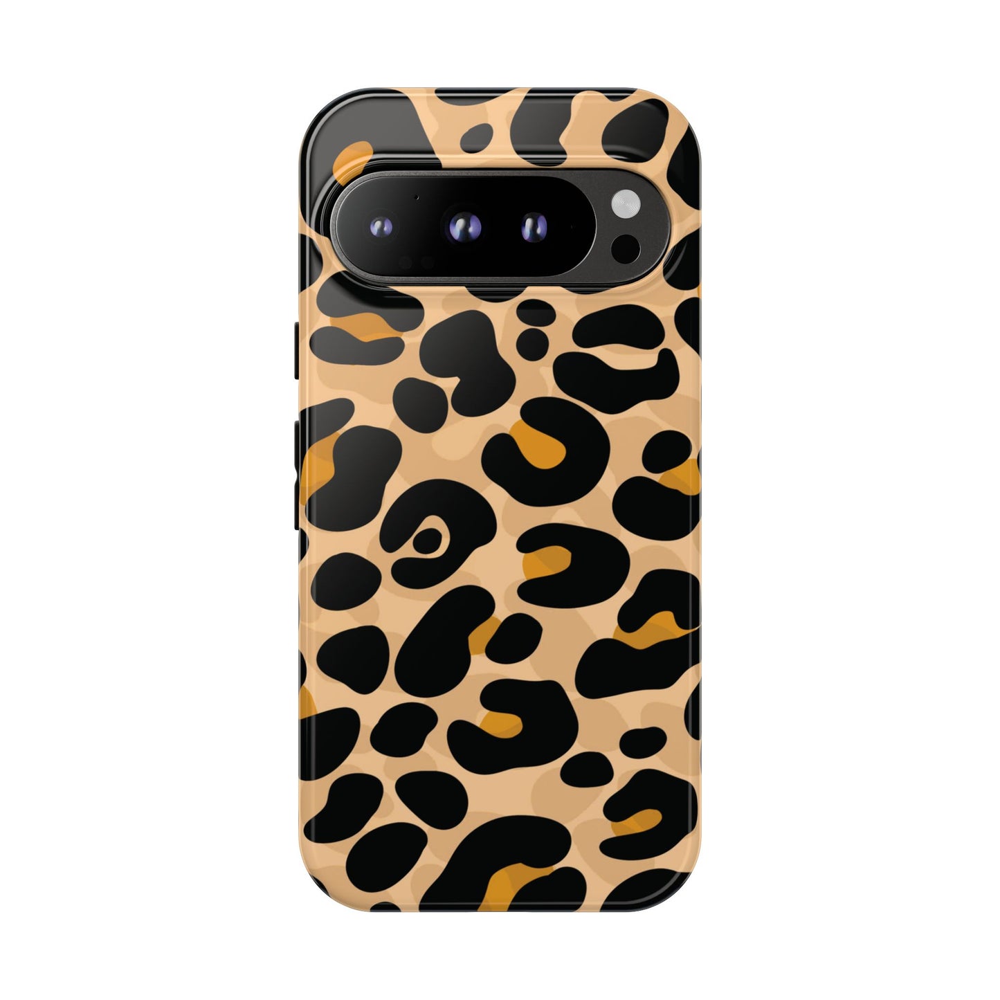 Stylish Mocha Leopard Print Phone Case