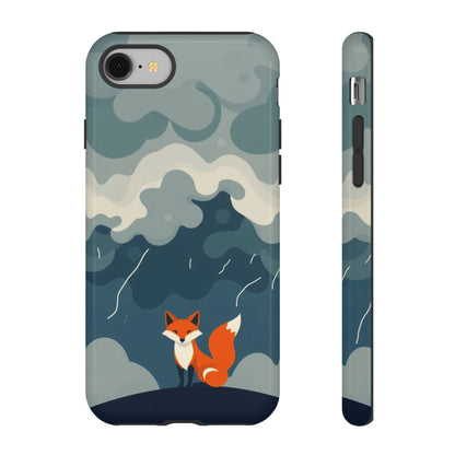 iPhone 8 / Glossy Phone Case - Stormy Fox Design Phone Case
