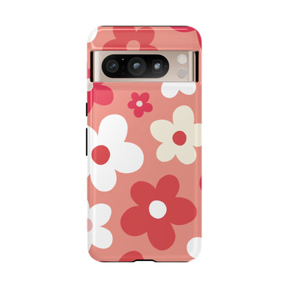Cute Pink Daisy Pattern #1 Phone Case - Pink Phone Case - Google Pixel 8 Pro / Glossy