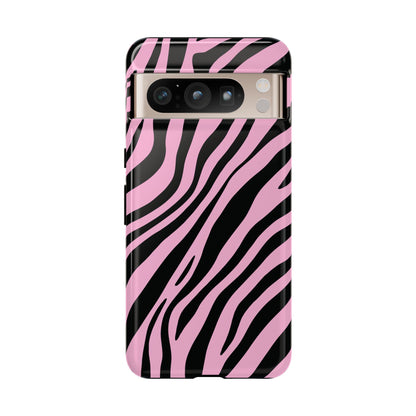 Modern Blush Zebra Print Phone Case