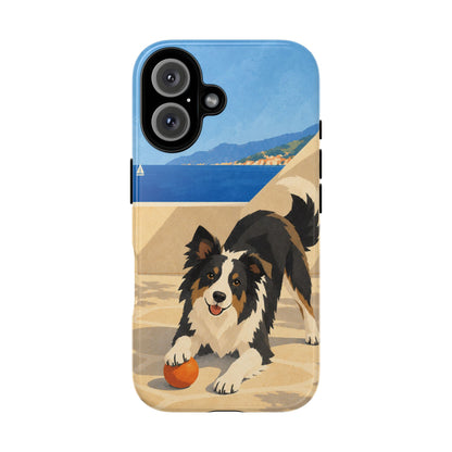 Border Collie One More Throw Phone Case - Multicolor Phone Case - iPhone 16 / Glossy