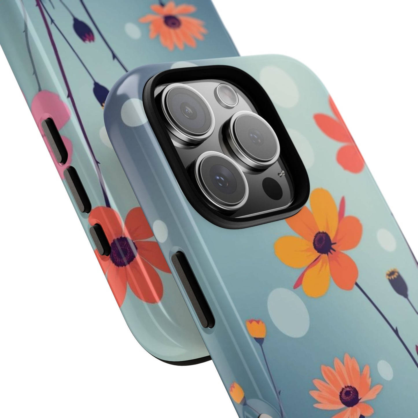 Vibrant Wildflowers Design Phone Case