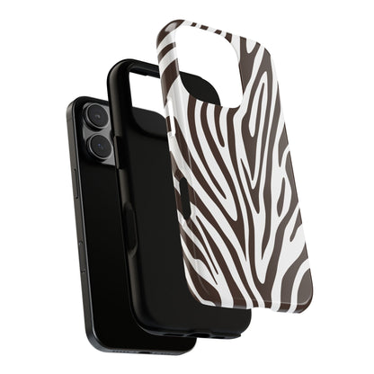 Graphic Brown Tiger Print Phone Case