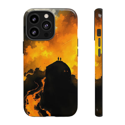 iPhone 13 Pro / Glossy Phone Case - Gothic Watercolour Scene Phone Case