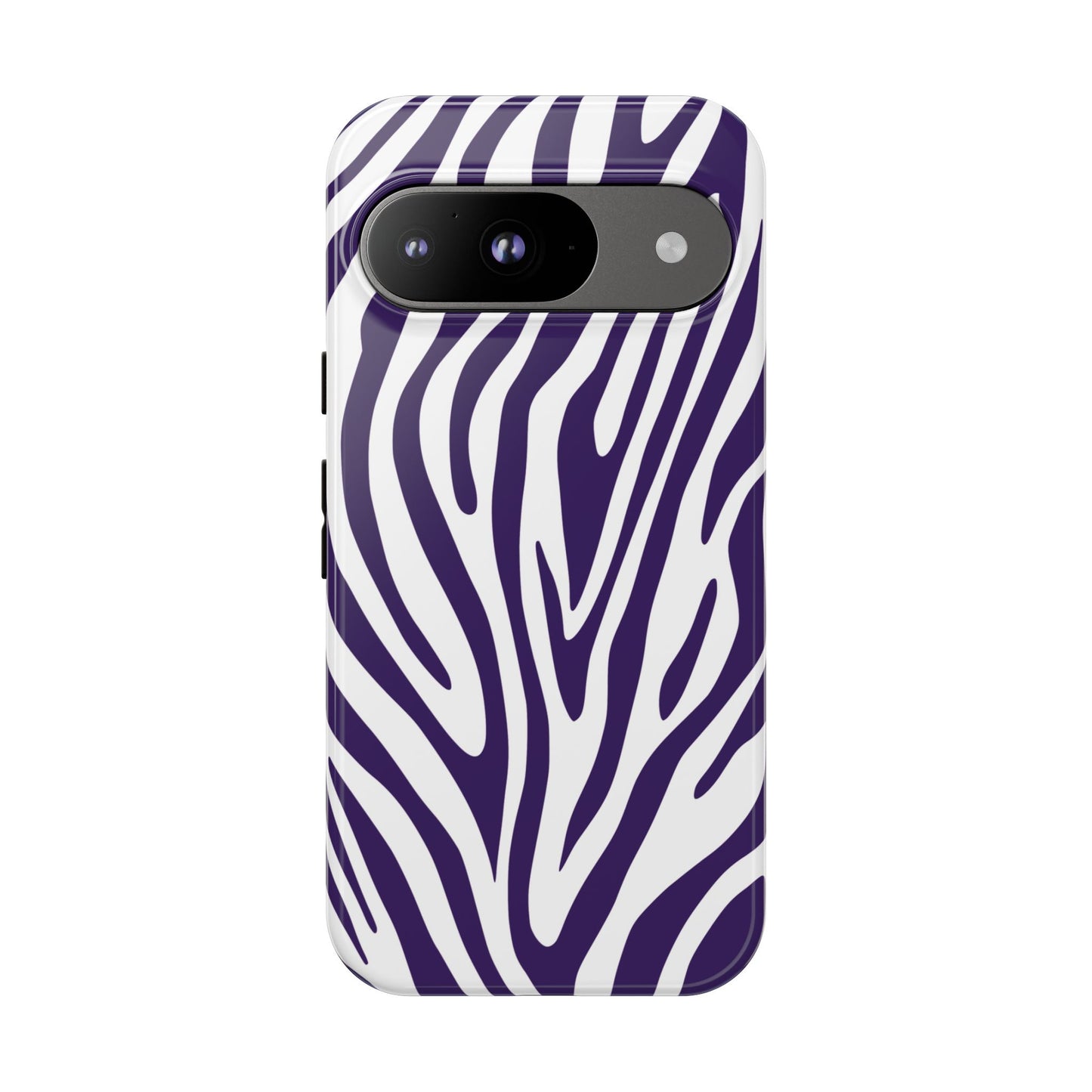 Graphic Purple Tiger Print Phone Case