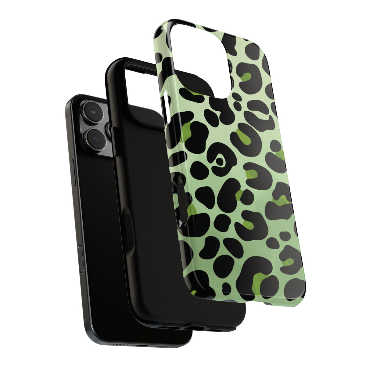 Chic Sage Leopard Print Phone Case - Orange Phone Case