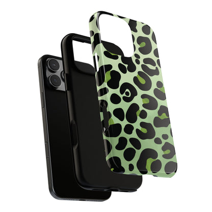 Chic Sage Leopard Print Phone Case - Orange Phone Case