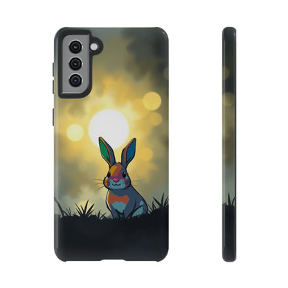 Samsung Galaxy S21 Plus / Glossy Phone Case - Gothic Rabbit Moody Design Phone Case