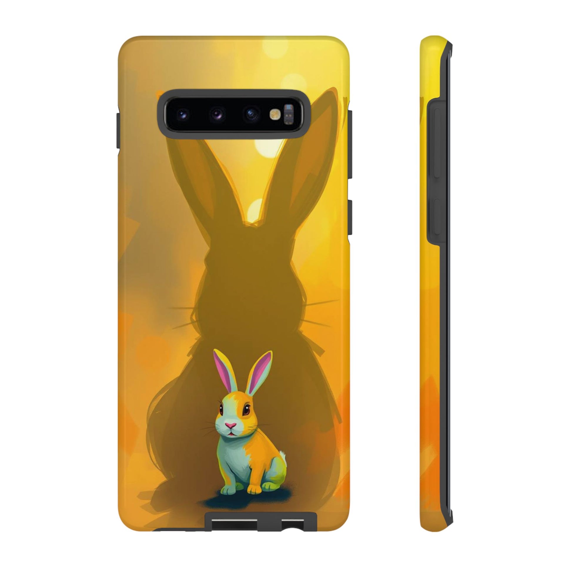 Cute Shadow Rabbit Design Phone Case - Multicolor Phone Case - Samsung Galaxy S10 Plus / Glossy