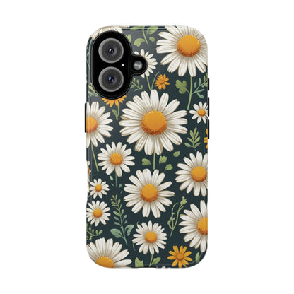 iPhone 16 / Glossy Phone Case - Daisies Floral Pattern 3 Phone Case