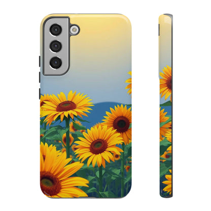 Samsung Galaxy S22 Plus / Glossy Phone Case - Sunflowers Design Phone Case