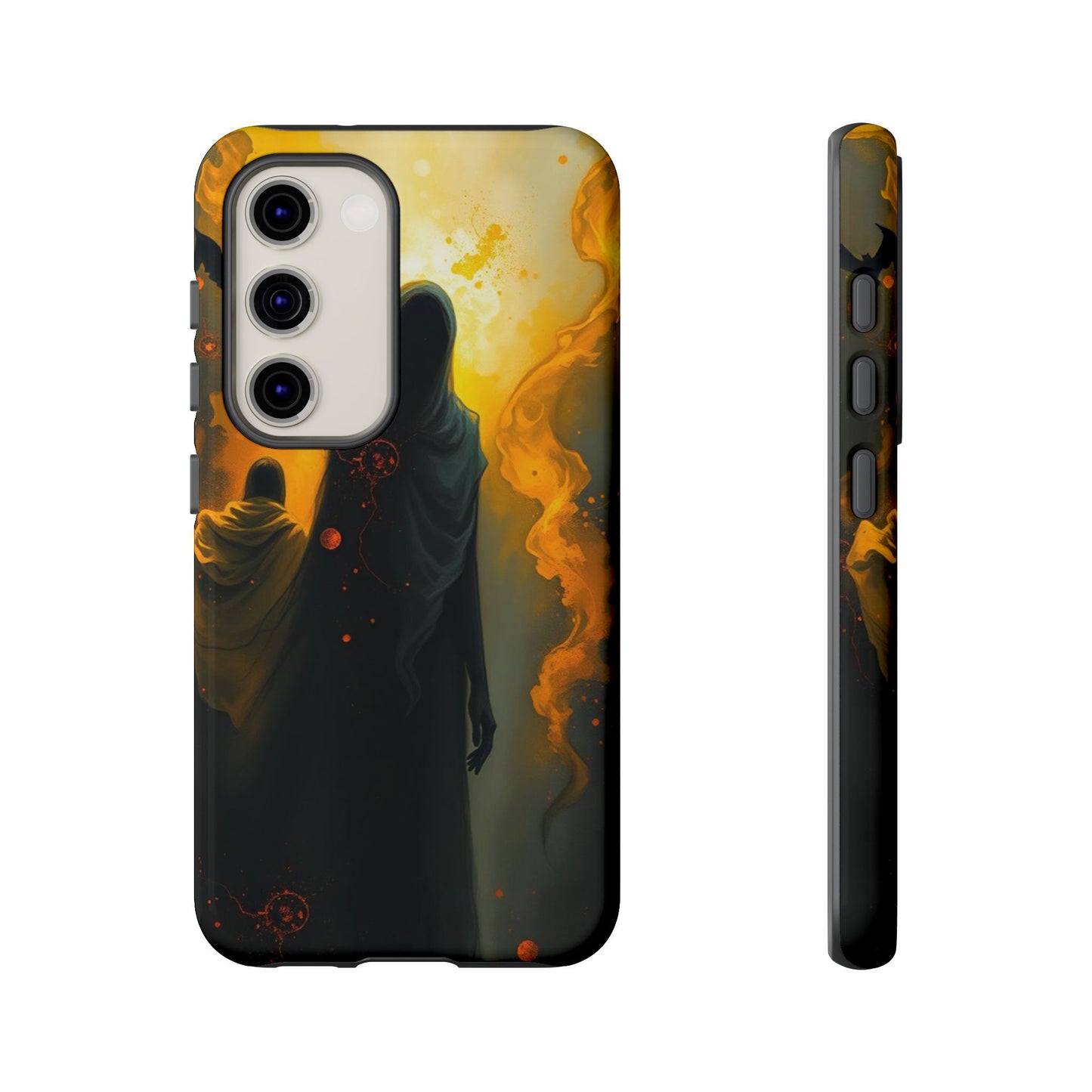 Acrylic Gothic Myterious Figures Phone Case