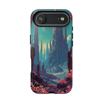 Alien Monolith Valley Sci-fi Phone Case - Pink Phone Case - iPhone 17 Air / Glossy