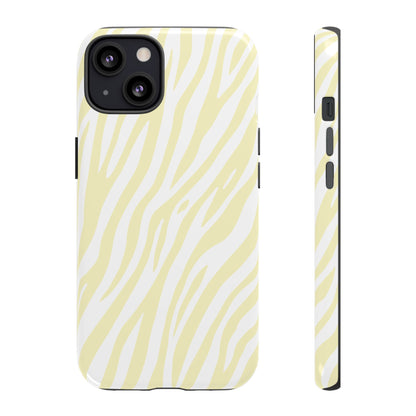 Buttercream Tiger Print Phone Case