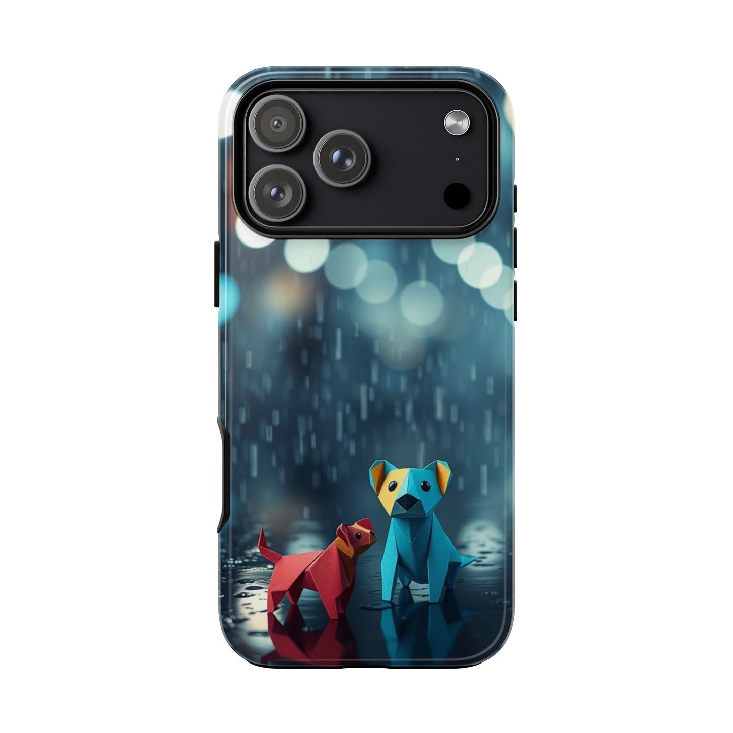 iPhone 17 Pro Max / Glossy Phone Case - Origami ’Wee Pals’ Design Phone Case