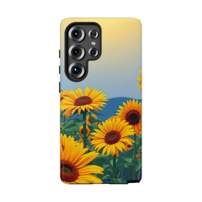 Samsung Galaxy S25 Ultra / Glossy Phone Case - Sunflowers Design Phone Case