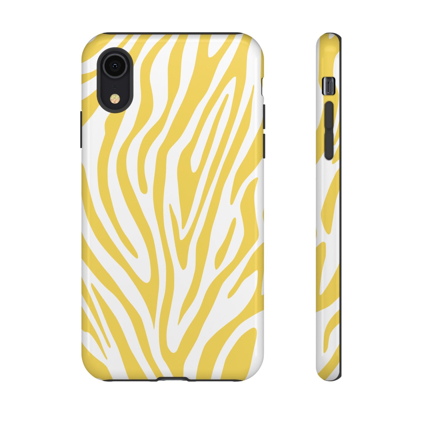 Graphic Yellow Tiger Print Phone Case