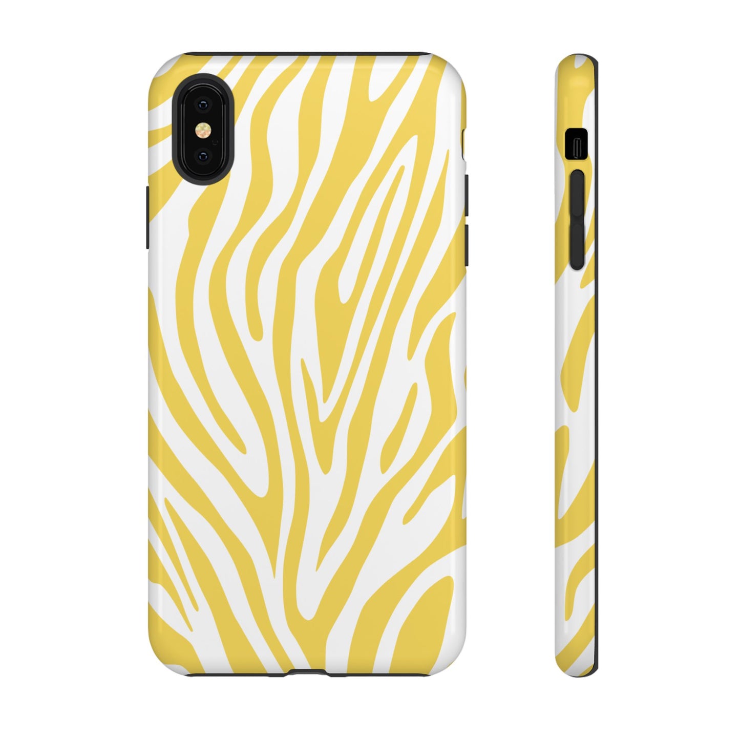 Graphic Yellow Tiger Print Phone Case