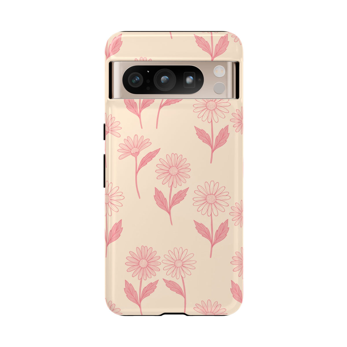 Pretty Pink Daisy Pattern Phone Case
