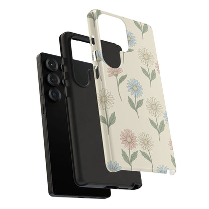 Pretty Pastel Daisy Pattern Phone Case