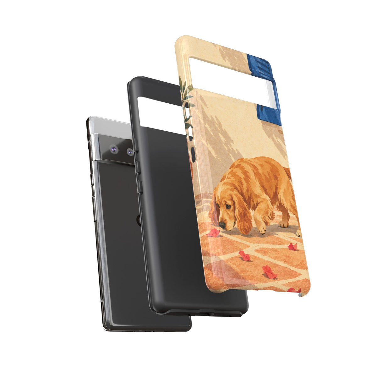 Cocker Spaniel Scent Trail Phone Case - Multicolor Phone Case