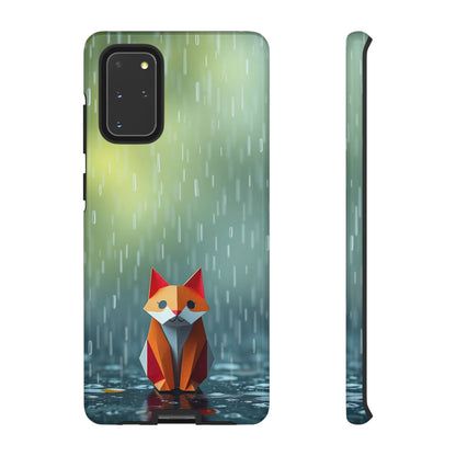 Samsung Galaxy S20+ / Glossy Phone Case - Origami ’Soggy Fox’ Design Phone Case