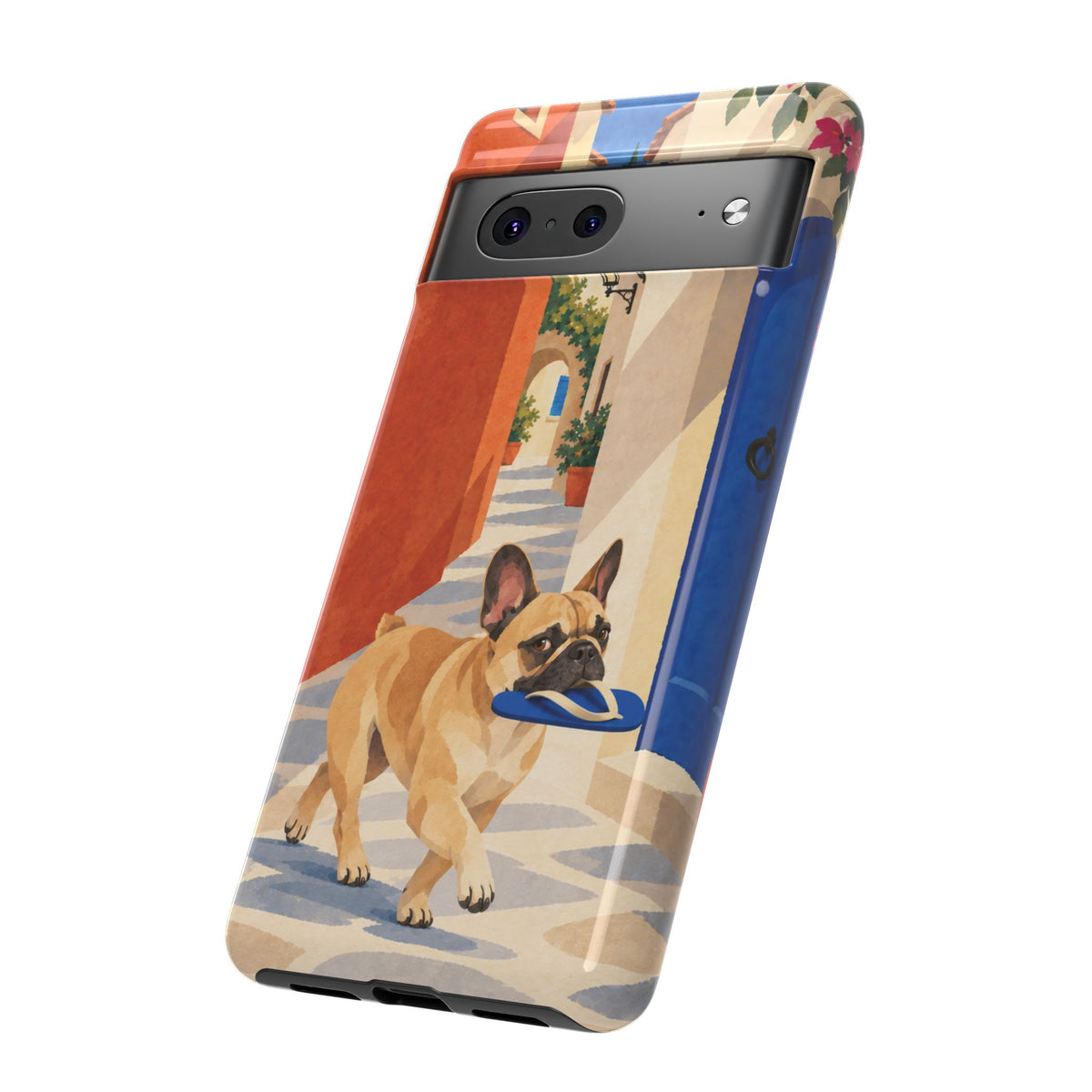 French Bulldog Quiet Lane Phone Case - Multicolor Phone Case