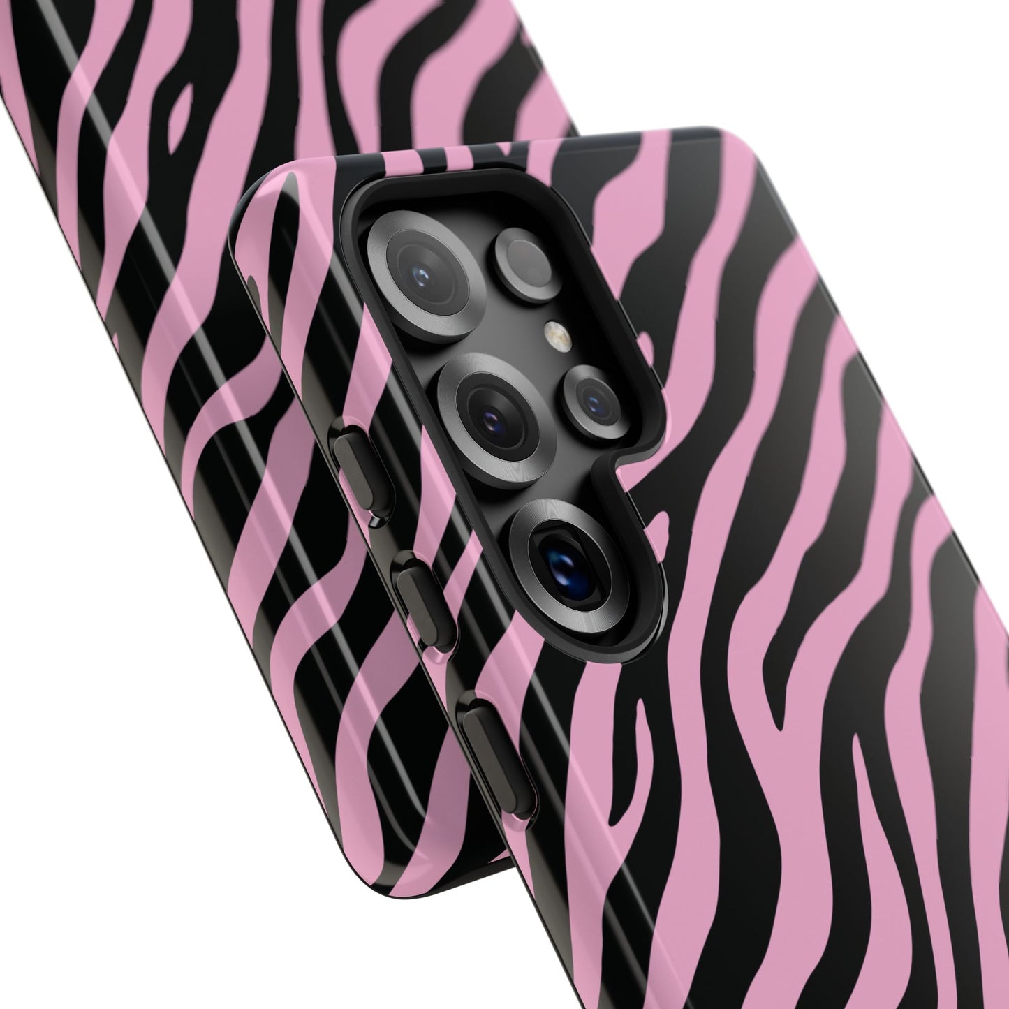 Stylish Blush Zebra Print Phone Case