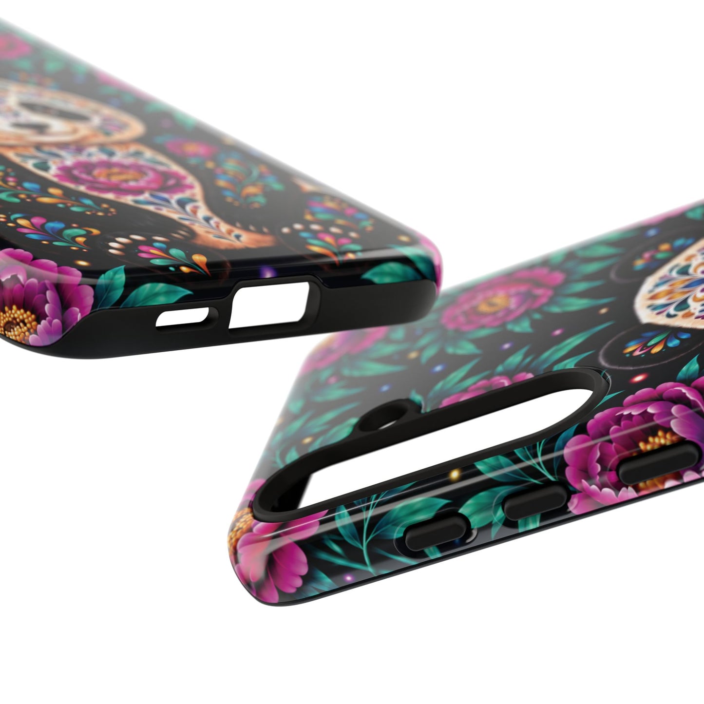 Cute Purple and Teal Calavera Panda Phone Case - Multicolor Phone Case