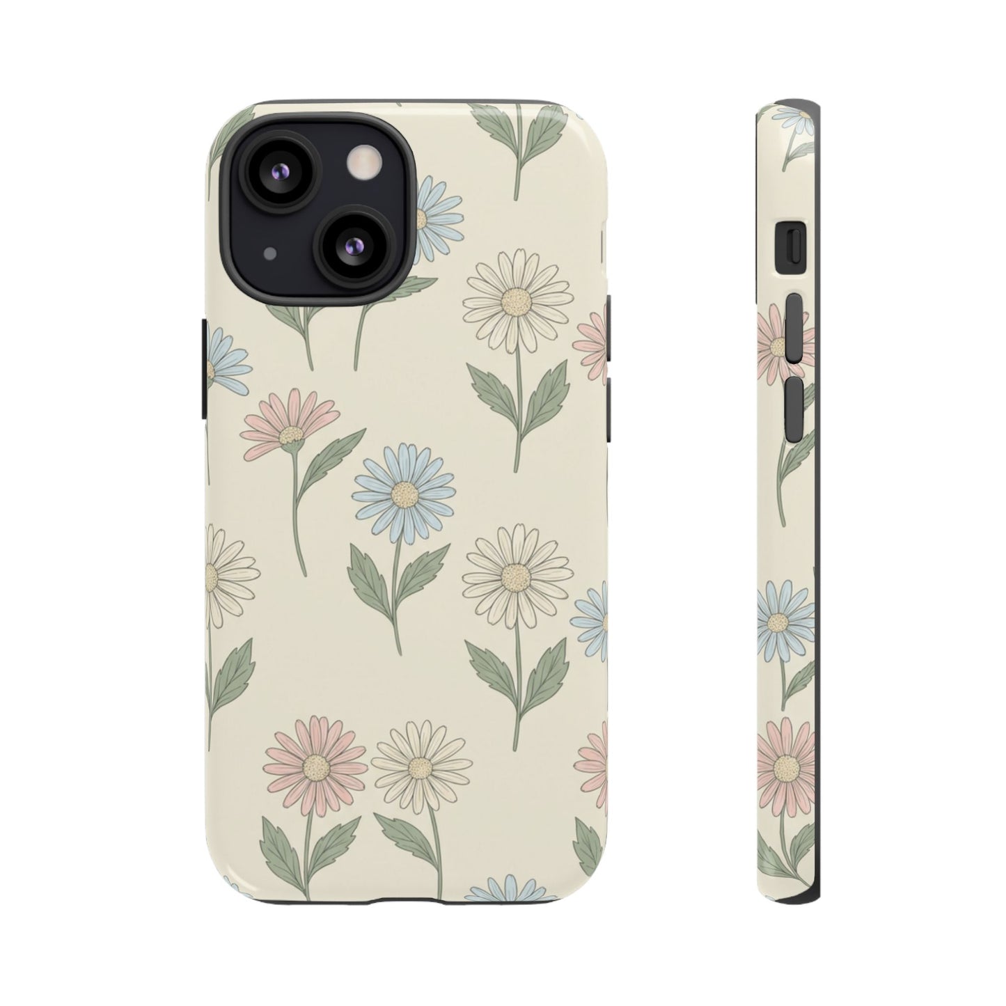Pretty Pastel Daisy Pattern Phone Case