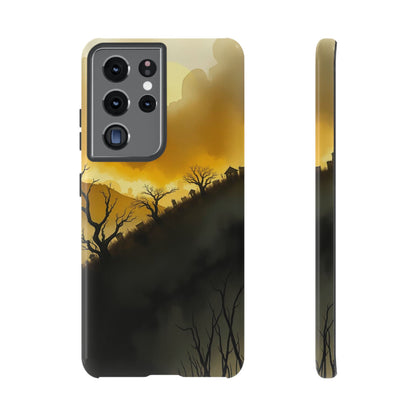 Eerie Graveyard Watercolour Design Phone Case