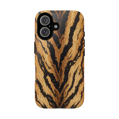 Amber Tiger Print Phone Case