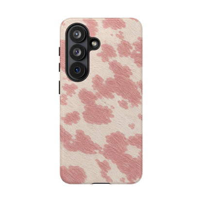 Pretty Blush Cow Print Phone Case