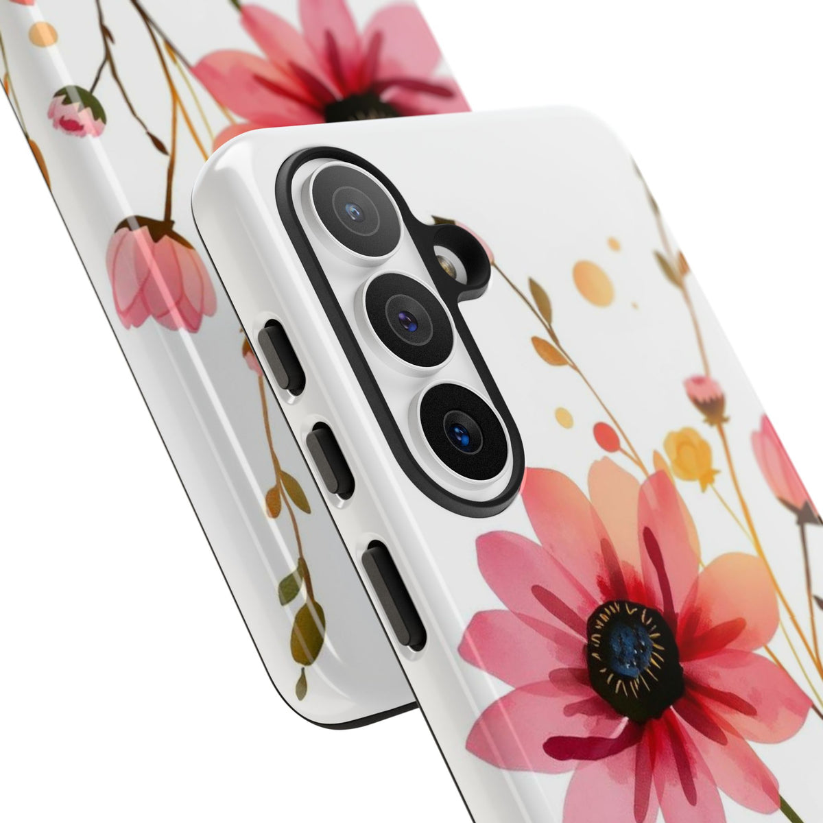 Watercolour Style Simple Wildflower Design Phone Case - Multicolor Phone Case