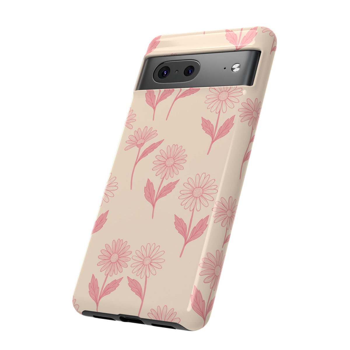 Pretty Pink Daisy Pattern Phone Case