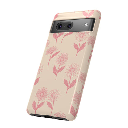 Pretty Pink Daisy Pattern Phone Case