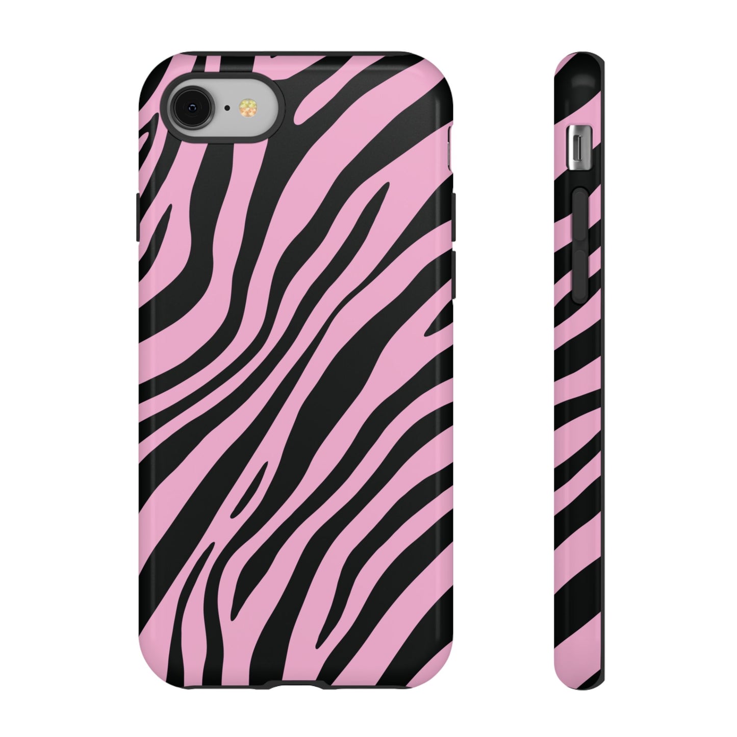 Modern Blush Zebra Print Phone Case