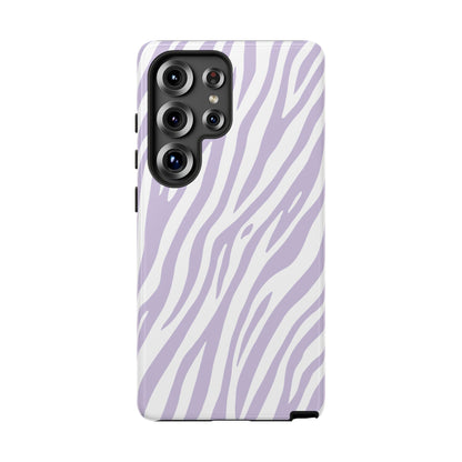 Lavender Tiger Print Phone Case