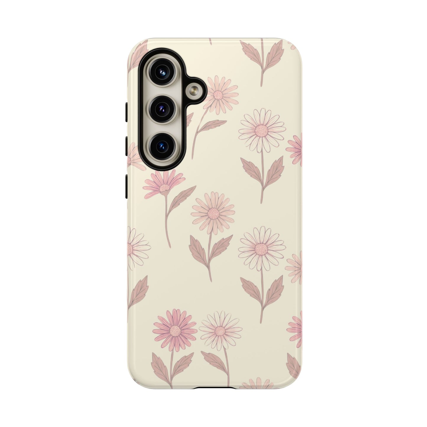 Pretty Blush Daisy Pattern Phone Case