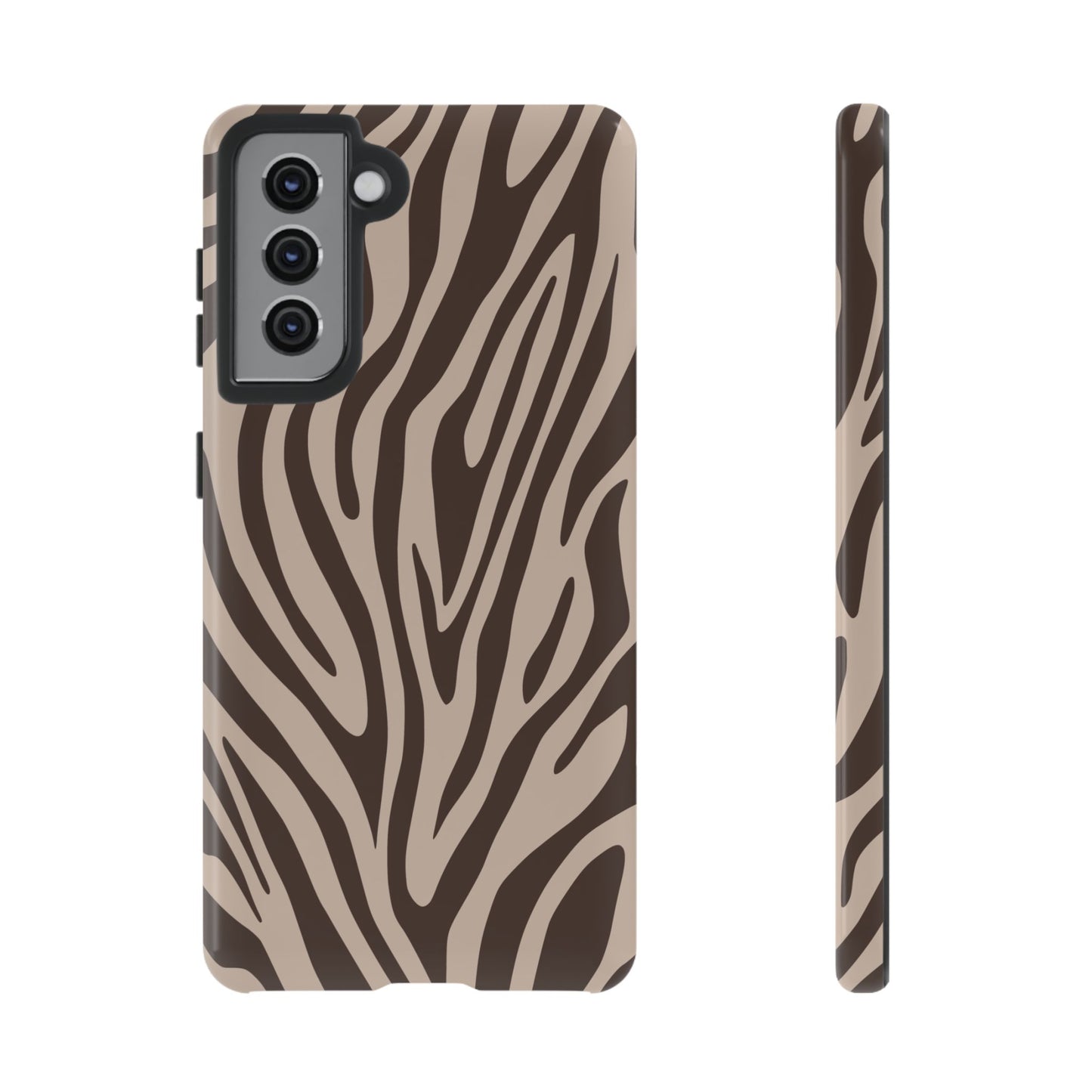 Boutique Mocha Tiger Print Phone Case