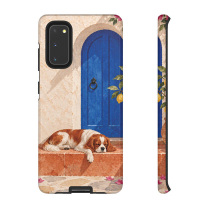 Cavalier King Charles Spaniel Blue Door Siesta Phone Case - Multicolor Phone Case - Samsung Galaxy S20 / Glossy
