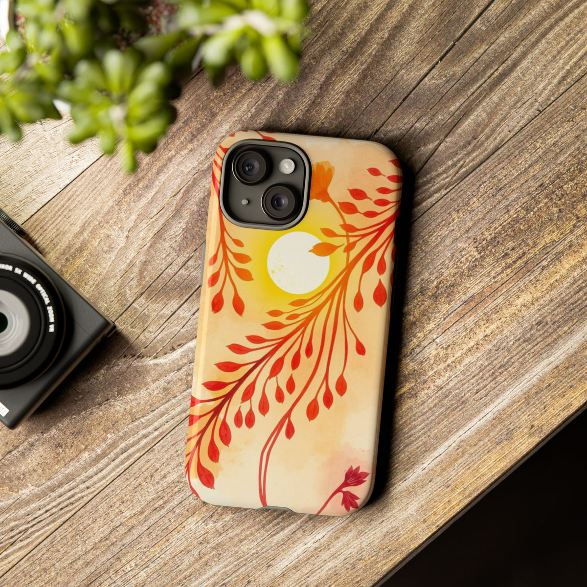 Boho Chic Watercolour Sunset Design Phone Case - Multicolor Phone Case