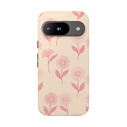 Pretty Pink Daisy Pattern Phone Case
