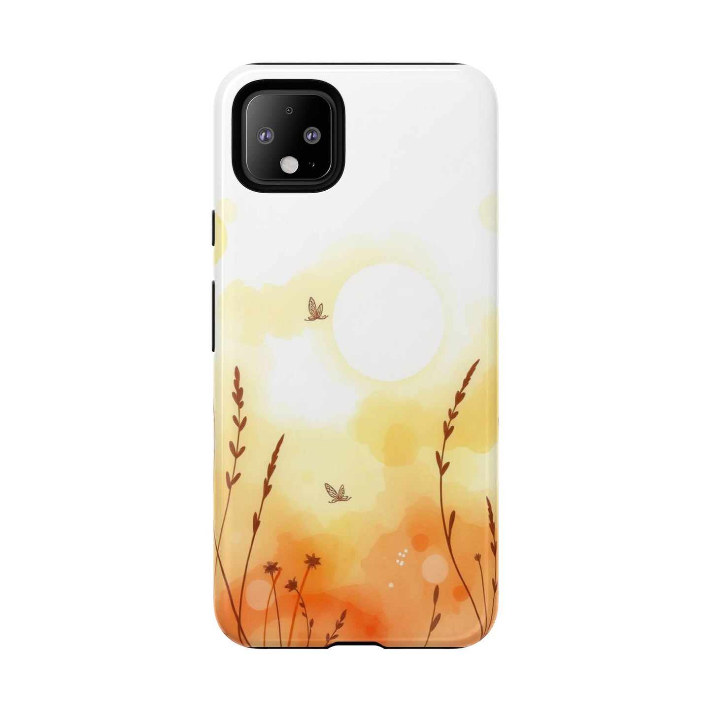 Boho Chic Watercolour Wildflower Pattern Phone Case