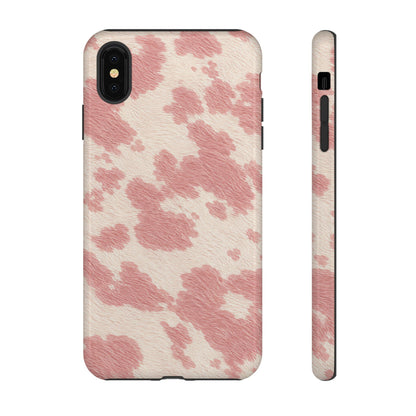 Pretty Blush Cow Print Phone Case